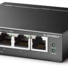 Tp-link 5-port gigabit desktop switch with 4-port poe tl-sg1005lp 5* 10/100/1000mbps rj45 ports auto negotiation/auto