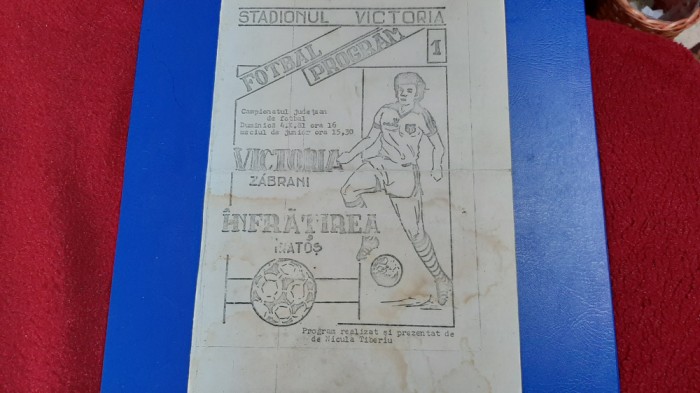 program Victoria Zabrani - Infratirea Iratos
