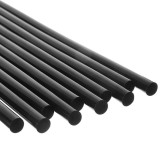 Bara Silicon Negru 8mm x 27cm, Pistol Lipit, Universal, Plastic, Carton, Oglinzi, Auto - 10 Bucati