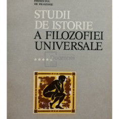 Alexandru Boboc (coord.) - Studii de istorie a filozofiei universale, vol. 5 (editia 1977)