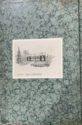 A travers le Monde (Traversarea lumii- carte veche in franceza) Ex Libris - Hubert Sangnier foto