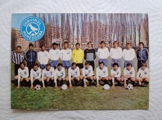 Fotografie cu echipa de fotbal Corvinul Hunedoara 1981, simbolul unei epoci