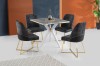 Masă Dining Kare Ares 87x87 cm MDF, 75 cm &icirc;nălțime, capacitate 18 kg. Ideal living/bucătărie