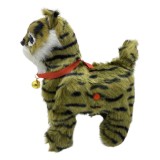 Pisica maronie tigrata cu baterii - merge si miauna