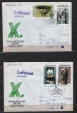 GERMANIA (DDR) 1987 - EXPOZITIE DE ARTA. PLICURI CIRCULATE, Y22