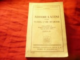 G.Cornilescu - Autori Latini - Antologie pt cl. VII - Ed. Nationala Mecu 1949