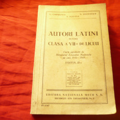 G.Cornilescu - Autori Latini - Antologie pt cl. VII - Ed. Nationala Mecu 1949