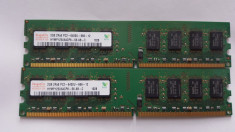 Kit 4GB DDR 2 Desktop 2 x 2 Gb HINYX 800 Mhz PC2-6400U-666-12 foto