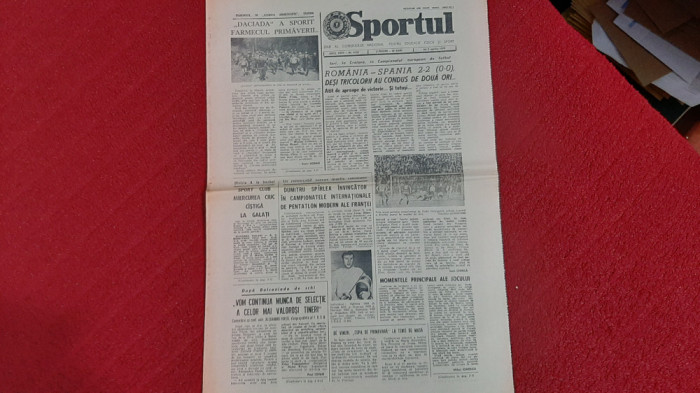Ziar Sportul 5 04 1979
