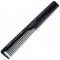 Pieptene de coafat drept pentru tuns și descurcat, antistatic, din carbon negru 06900