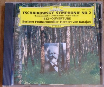 CD Peter Tschaikowsky &amp;lrm;&amp;ndash; Symphonie No. 2 Little Russian [H. von Karajan] foto