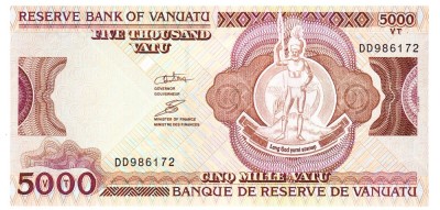 Vanuatu 5 000 5000 Vatu 2006-10 P-15 UNC foto
