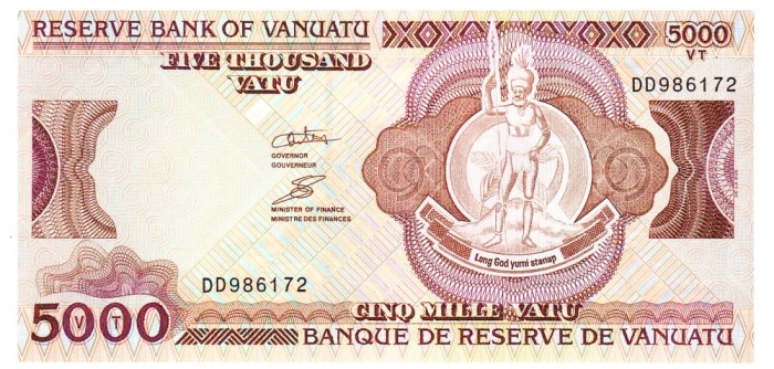 Vanuatu 5 000 5000 Vatu 2006-10 P-15 UNC