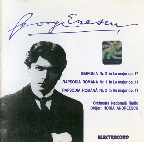 CD George Enescu &ndash; Simfonia Nr. 2 &Icirc;n La Major Op. 17 .... (EX)