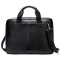 Geanta laptop 15,6&#039;, BUSY LDY&amp;GTM&reg; Flume, piele naturala, servieta unisex, multiple compartimente,negru
