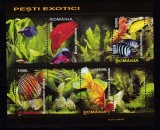 RO 2005 ,LP 1676c,&quot;Pesti exotici&quot; , serie in bloc , colita 351 , MNH