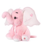Elefant de Plus cu Inima 2 Culori 41 Cm