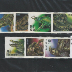 Tanzania 1993 - Mi 1503/09 - Fauna, reptile