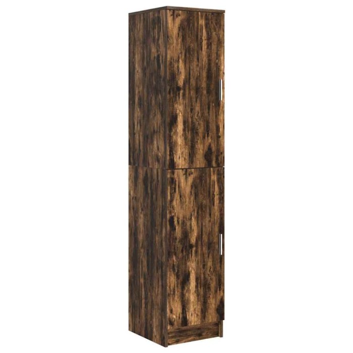 vidaXL Rafturi Stejar afumat 35 x 39 x 168 cm Lemn compozit 869334