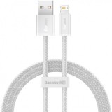 Cablu Date si Incarcare USB-A - Lightning Baseus Dynamic Series, 18W, 1m, Alb CALD000402, Apple