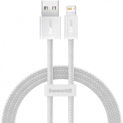 Cablu Date si Incarcare USB-A - Lightning Baseus Dynamic Series, 18W, 1m, Alb CALD000402 foto
