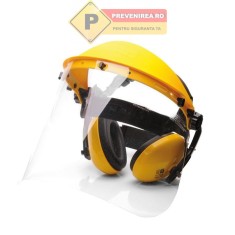Viziera cu casca de protectie foto
