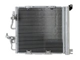 Condensator climatizare Opel Astra G, 04.2003-12.2009, motor 1.7 CDTI, 59 kw diesel, cutie manuala, full aluminiu brazat, 410 (360)x380 (365)x17 mm,