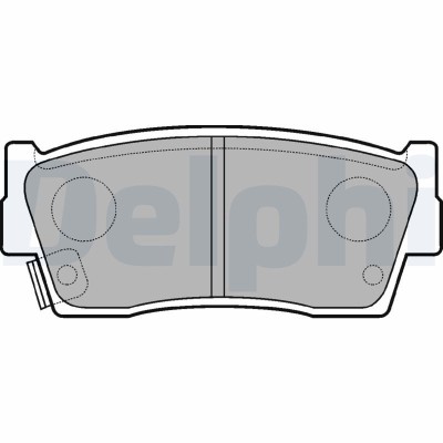 DELPHI LP684 set placute frana,frana disc foto