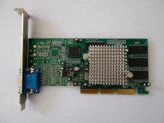 Placa video ST Lab GeForce 2 MX 400 pe AGP raritate foto