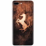 Husa silicon pentru Apple Iphone 7 Plus, Amazing Horse