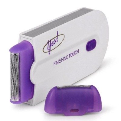 Epilator portabil Finishing Touch cu incarcare USB, elegant, cu tehnologie Sensa-Light, fara durere, alb foto