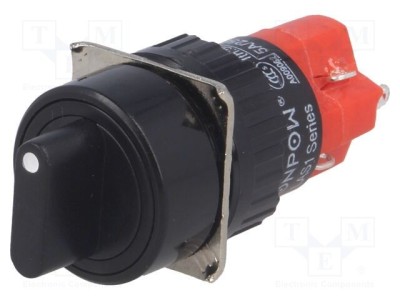 Comutator rotativ ONPOW Poz: 2 SPST-NO SPST-NC 3A/220VAC 2A/24VDC foto