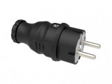 Conector Schuko tata 16A/250V IP44, ELPL-SH/RB-BK114022011-BMS, Oem