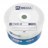 Cumpara ieftin Set 50 DVD-R 4.7 Gb, 16X, My Media 69200, 120 min, cu logo, ambalat in folie