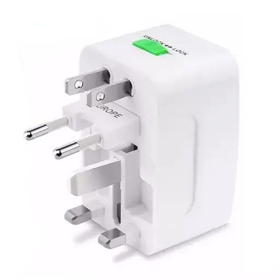 Adaptor universal priza, Linomag&amp;reg;, Compatibil cu EU/UK/SUA/JP/CH/AUS/TH, Alb foto