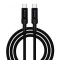 CABLU USB-C - USB-C 100W 1.5M - NEGRU