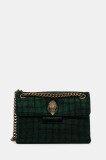 Kurt Geiger London poșetă MINI KENSINGTON culoarea verde, 5018175609