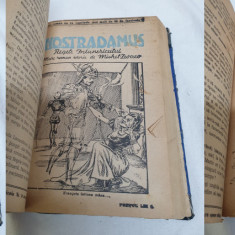 Carte de colectie anii 1930 NOSTRADAMUS REGELE INTUNERICULUI Fascicole colegate