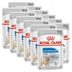 Royal Canin Light Weight Care Dog Loaf pliculeț dietetic cu pate pentru câini 12 x 85 g