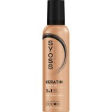 Spuma de par pentru fixare puternica Keratin Style Perfection, 250ml, Syoss
