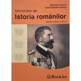 Ramona Ionescu - Memorator de istoria romanilor pentru clasa a XII-a