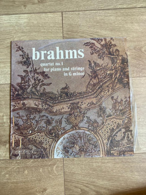 Vinyl/vinil - BRAHMS - QUARTET FOR PIANO AND STRINGS foto