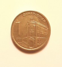Serbia 1 dinar 2004 foto