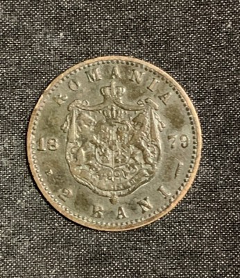 Moneda 2 bani 1879 foto