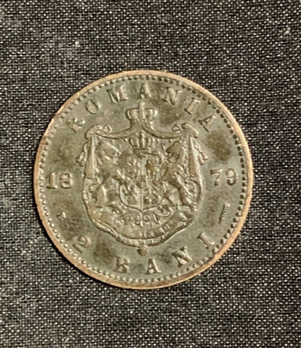 Moneda 2 bani 1879