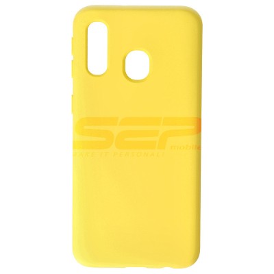 Toc silicon High Copy Samsung Galaxy A40 Yellow foto