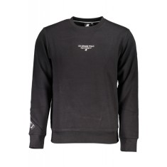 Bluza barbati cu imprimeu cu logo negru, 2XL