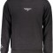Bluza barbati cu imprimeu cu logo negru, 2XL