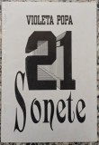 21 sonete - Violeta Popa// dedicatie si semnatura autoare