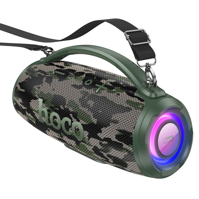 Boxa Wireless Hoco Bluetooth HA4, Camuflaj Verde